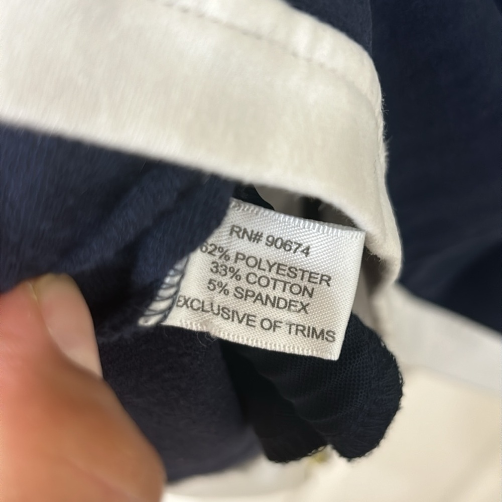 Boston Proper Size XS light jacket blue, white and golden sippers - Picture 4 of 7